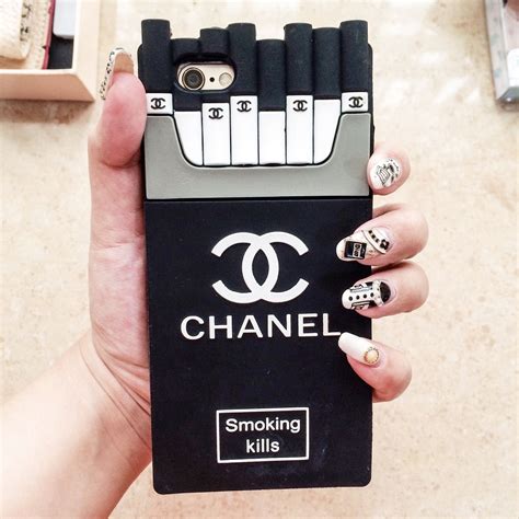 chanel cigarette phone case|chanel phone case iphone 11.